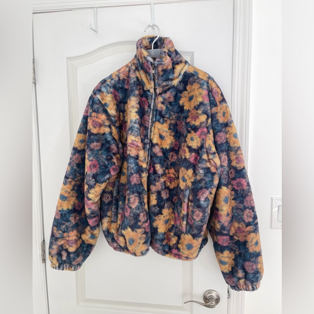 New Pacsun Floral Winter Jacket